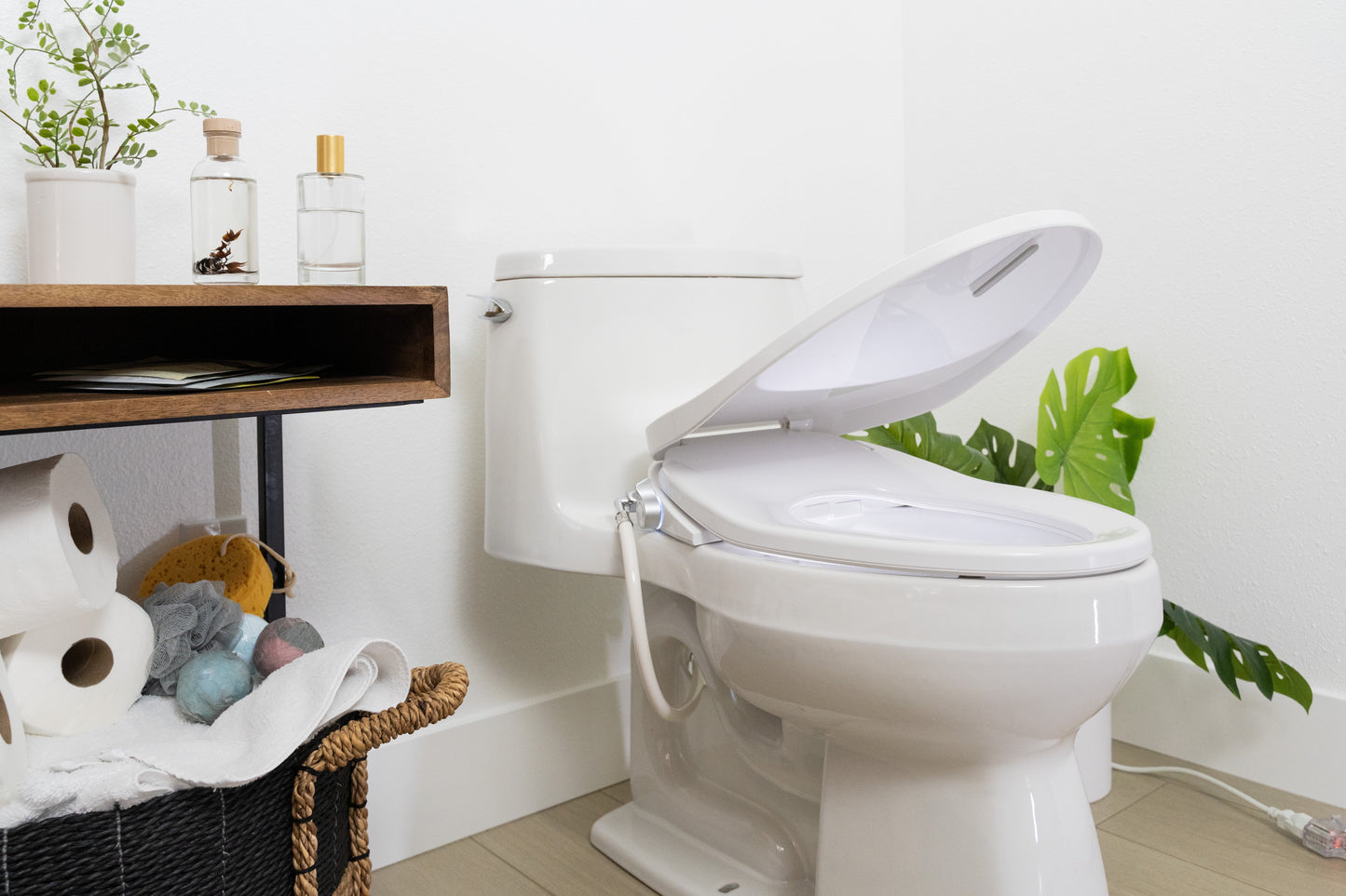 BidetMate 700 Series Electronic Smart Toilet Seat - White - Fits Elongated Toilets