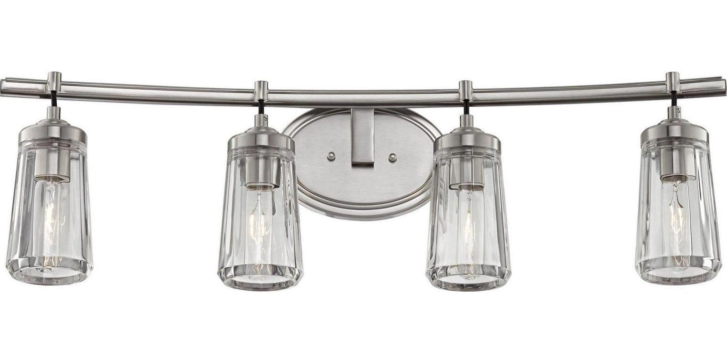 2304-84-Minka Lavery-Poleis - 4 Light Transitional Bath Vanity in Transitional Style - 9 inches tall by 32 inches wide