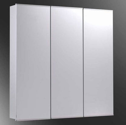 Polished Edge Ketcham SM-3030 30 x 30 Surface Mounted Mirrored Bathroom Medicine Cabinet