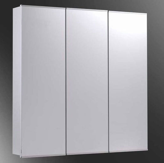 Polished Edge Ketcham SM-3030 30 x 30 Surface Mounted Mirrored Bathroom Medicine Cabinet