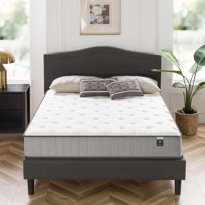 Zinus Comfort Support 10" Hybrid Mattress, Cooling Gel Memory Foam Pocket Spring, Queen