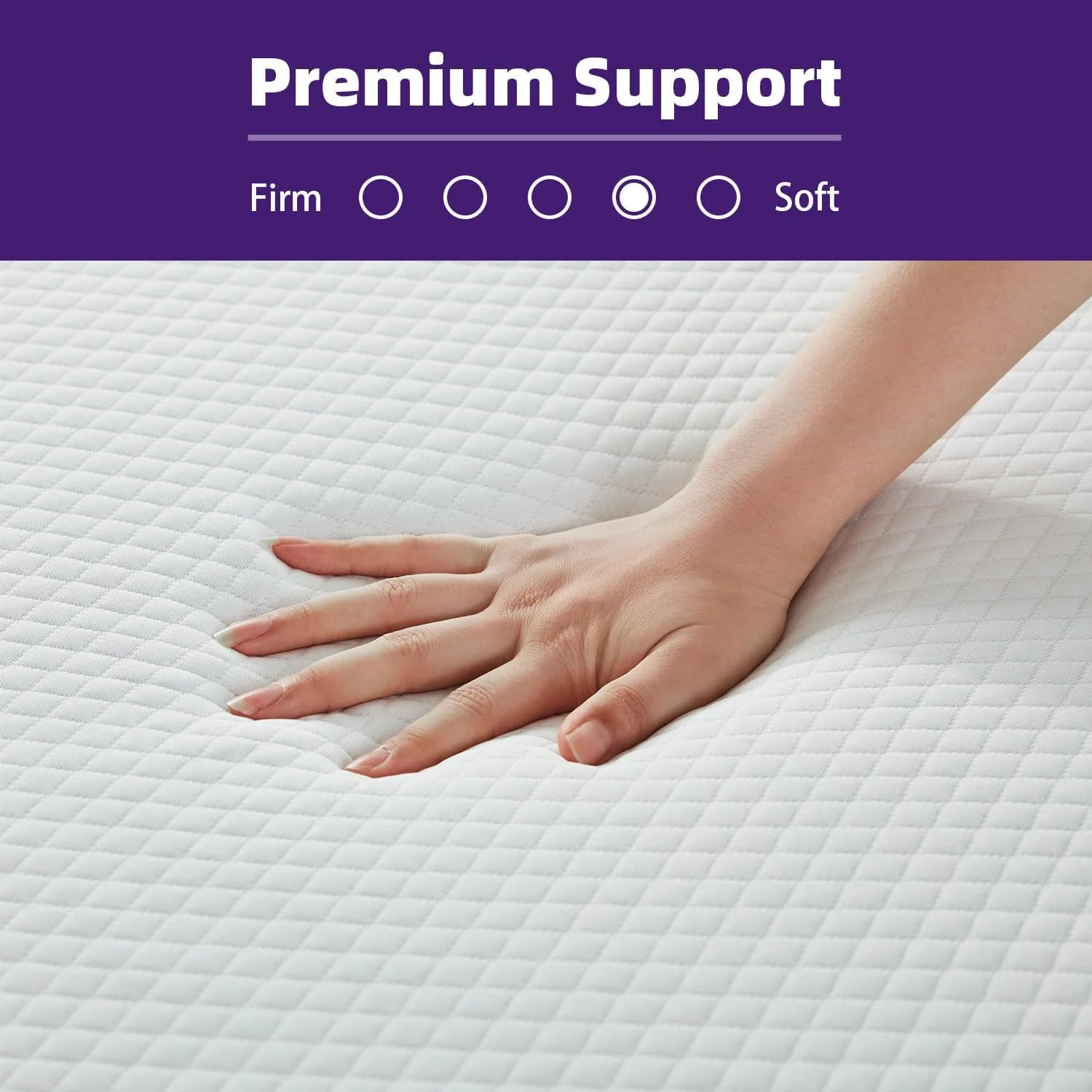 BDEUS 3 Inch Gel Memory Foam Mattress Topper Queen Size, Ventilated High Density Pad for Back Pain, Bed Topper with Removable Soft Cover, CertiPUR-US Certified