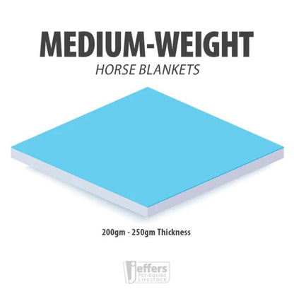 Jeffers Pony Poppins Solaris 1200 Denier Turnout Blanket, 240 gram Polyfill, Brown & Cream Plaid 39" - Waterproof, Breathable Horse Blanket - Ideal Protection for Winter, Wind & Rain, Medium weight