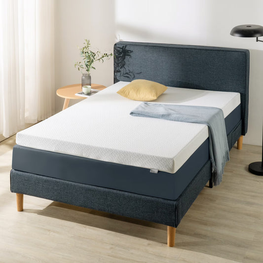 Zinus 4" 7-Zone Cooling Gel Memory Foam Mattress Topper, Twin