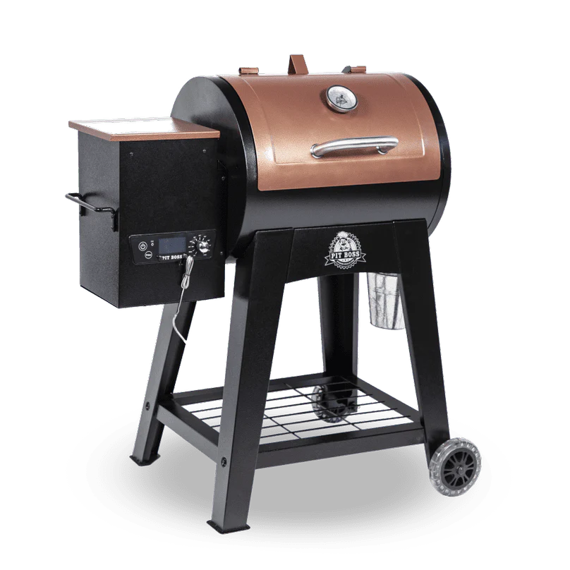 Lexington 540 Sq. In. Wood Pellet Grill With Flame Broiler and Meat Probe