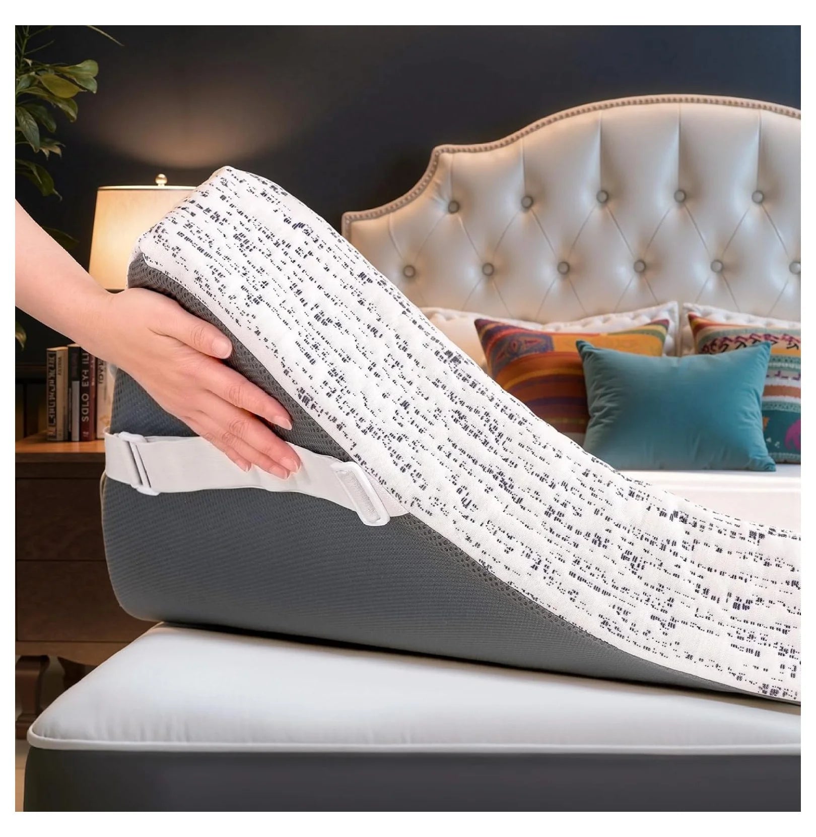 Cooling Mattress Topper King, 4 Inch Memory Foam Mattress Topper, Soft Bed Topper for Pressure Relief, Mattress Pad with Removable Washable Cover