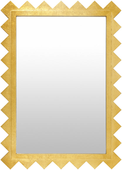 Mark& Day Wall Mirror, Houtdorp Traditional Gold Rectangle Vanity Mirrors for Bedroom Living Room Bathroom and Entryway Home Decor, Mounted Gilded Wood Frame Mirror for Walls (35"H x 25"W)