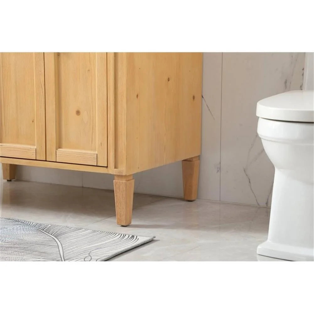 Elegant Kitchen and Bath 36 Inch Single Bathroom Vanity In Natural Wood