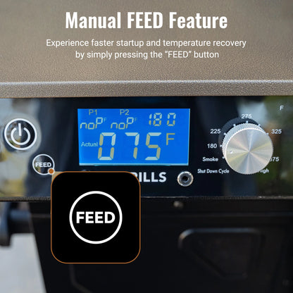 Z GRILLS Backyard Warrior 697 sq.in 8-in-1 Wood Pellet Grill Smoker with PID V3.0 Technology, LCD Screen, Meat Probes and Rain Cover