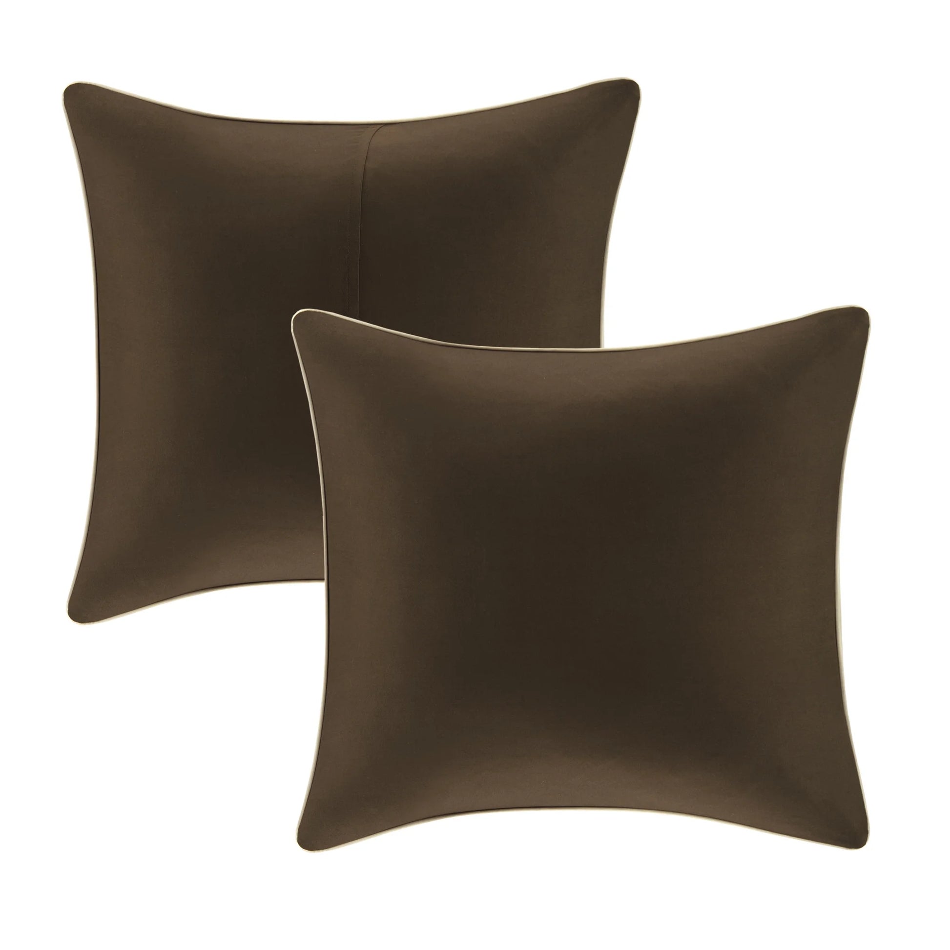 Home Essence Dennie 16 Piece Jacquard Complete Bedding Set With 2 Sheet Sets, King, Brown
