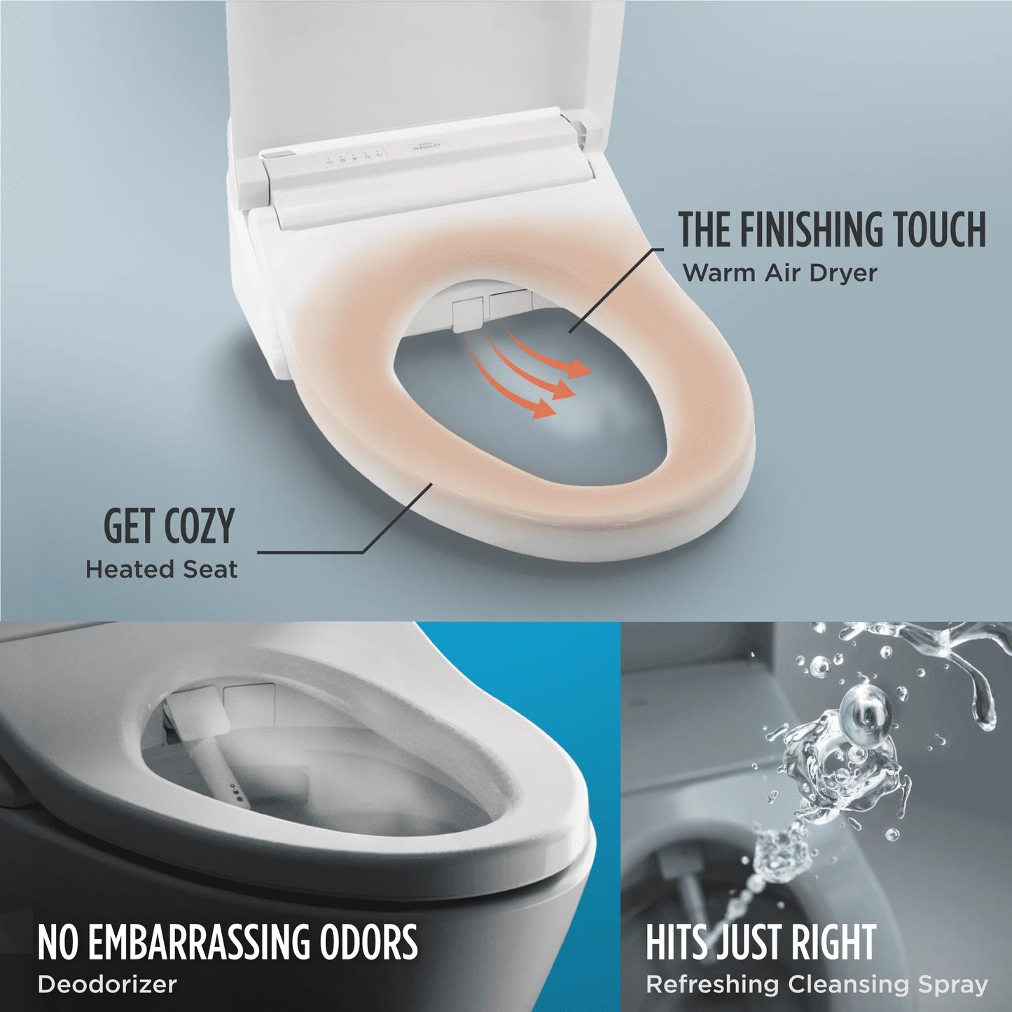 TOTO® WASHLET® C5 Electronic Bidet Toilet Seat with PREMIST and EWATER+ Wand Cleaning, Elongated, Sedona Beige - SW3084#12