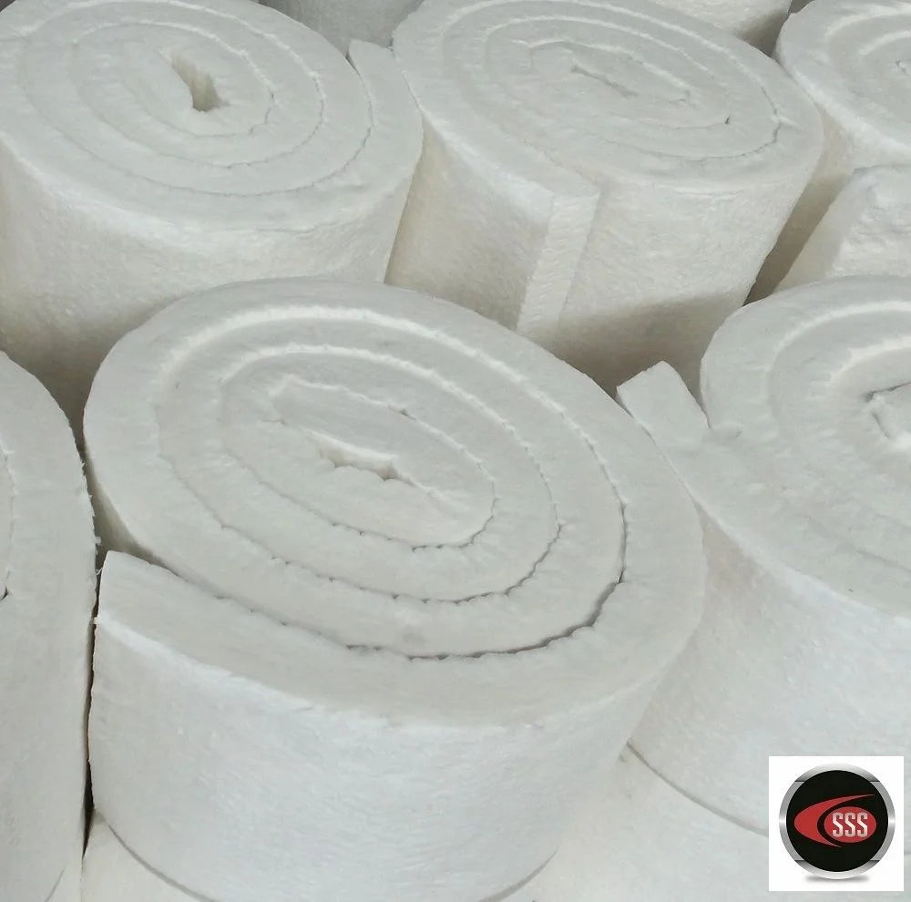 1"x24"x25' Roll Ceramic Fiber Blanket Insulation 8lb 2300F Sterling Seal and Supply (1 each)