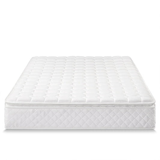 Zinus Dream Pillow Top 10" Hybrid of Comfort Foam and Pocket Spring Mattress, Full