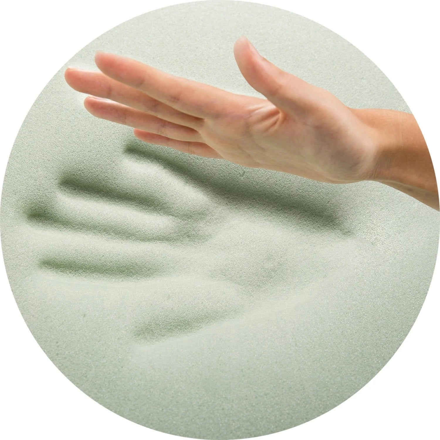 Zinus Spa Sensations 4" Memory Foam Mattress Topper with Theratouch, Queen