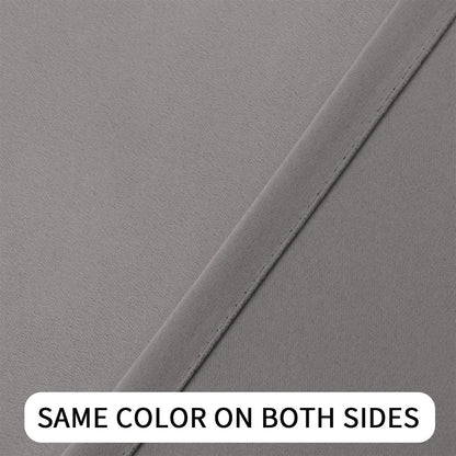 Blackout Curtains Kitchen Curtain,Short Curtains Half Window Curtains for Bedroom,Privacy Curtain Tiers for Windows, Energy Saving Curtain Tiers for Bathroom Shades,57°18inches per Panel
