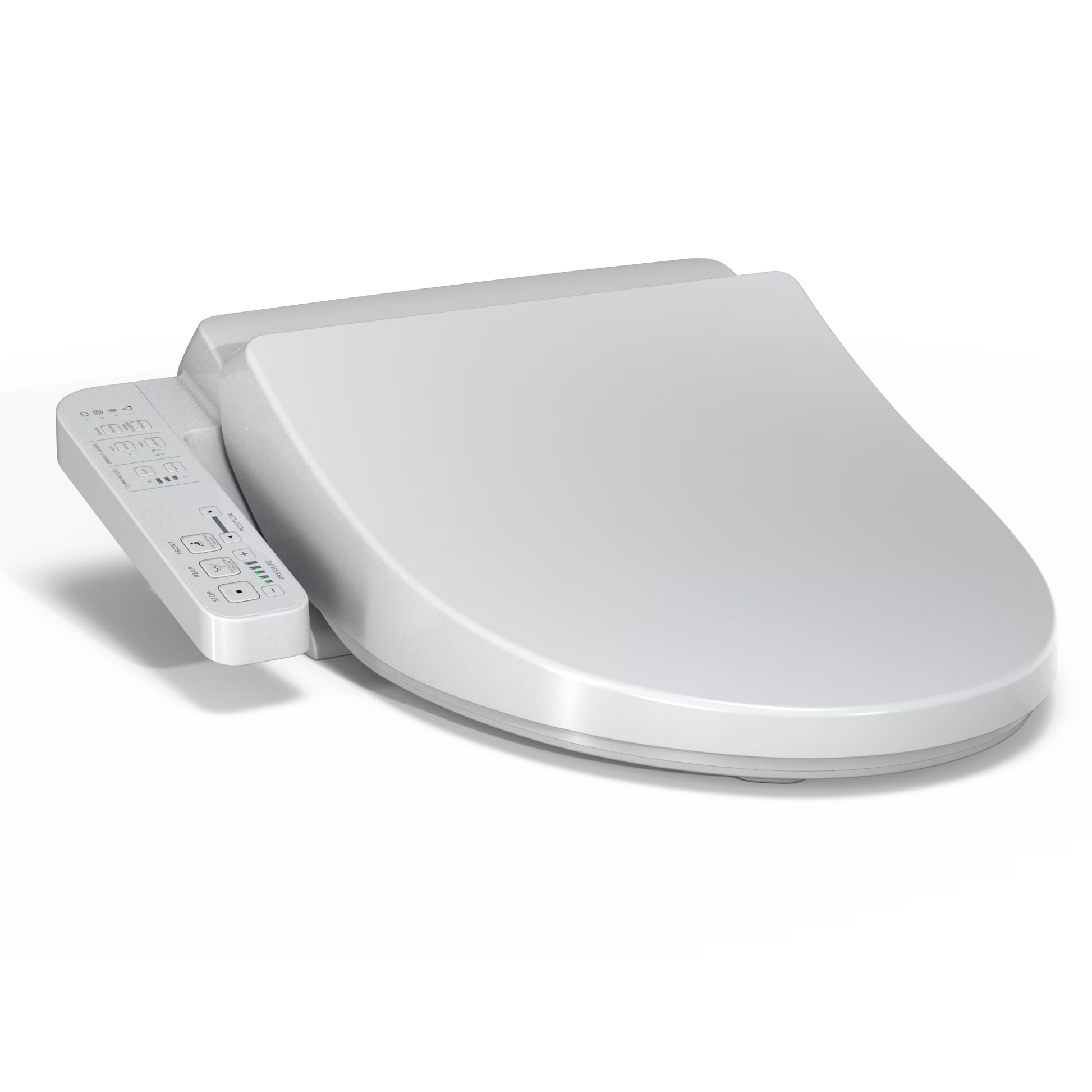 TOTO SW3004#01 Washlet A2 Electronic Bidet Toilet Seat with Heated Seat and SoftClose Lid, Elongated Cotton White