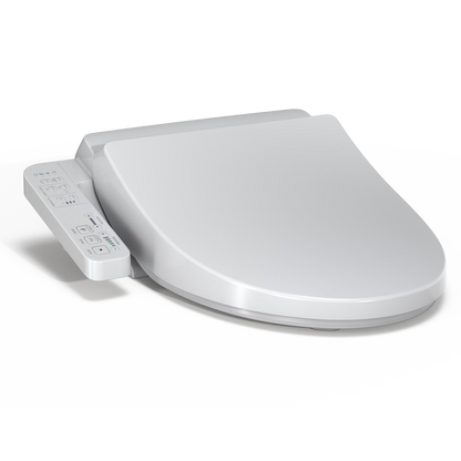 TOTO SW3004#01 Washlet A2 Electronic Bidet Toilet Seat with Heated Seat and SoftClose Lid, Elongated Cotton White