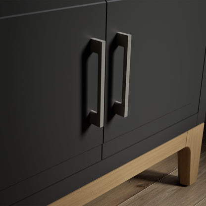 Tio Bathroom Vanity Cabinet with Sink and Quartz Top in Gray
