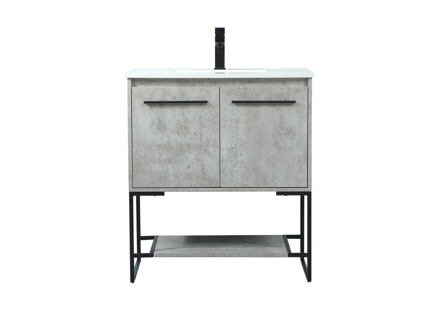 Elegant Kitchen and Bath 30 Inch Single Bathroom Vanity In Green