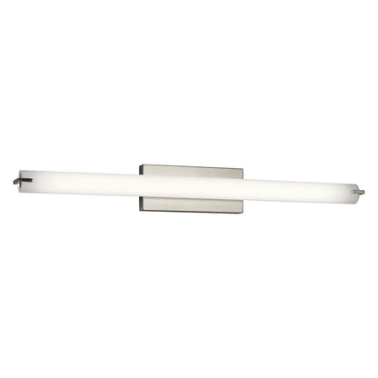 1 Light Linear Bath Vanity Approved For Damp Locations With Transitional Inspirations 4.75 Inches Tall By 37.25 Inches Wide Kichler Lighting