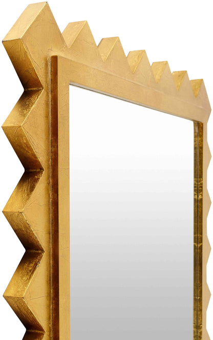 Mark& Day Wall Mirror, Houtdorp Traditional Gold Rectangle Vanity Mirrors for Bedroom Living Room Bathroom and Entryway Home Decor, Mounted Gilded Wood Frame Mirror for Walls (35"H x 25"W)