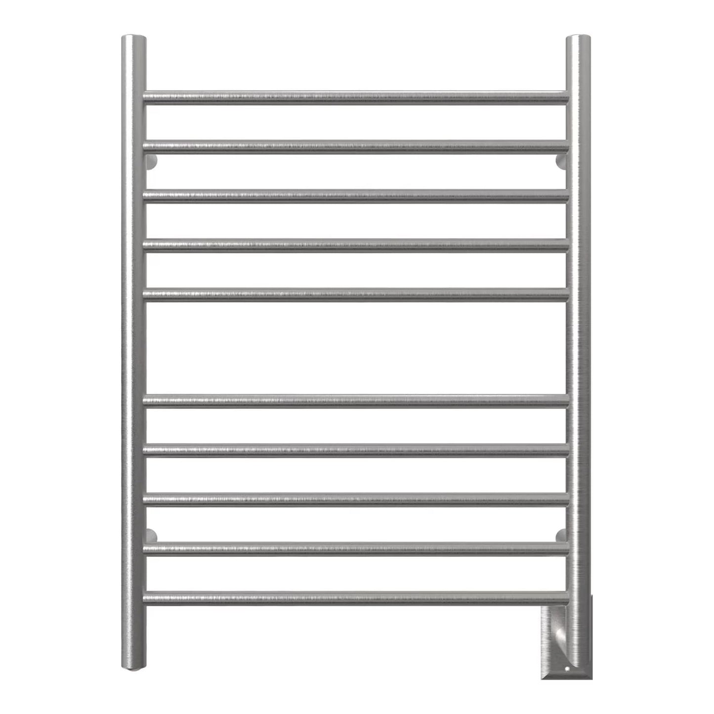 Amba Products 33.5" Gold Hardwired Straight 10 Polished Bar Towel Warmer