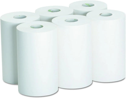 26610 Hardwound Paper Towel Roll, Nonperforated, 9 x 400ft, White (12 rolls)