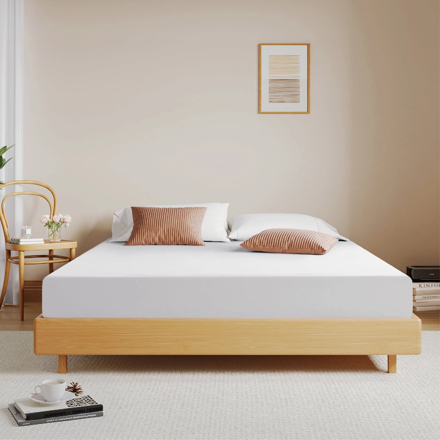 MLILY Reserve 6 inch Twin Size Mattress, Cooling Gel Memory Foam Mattress in a Box, Medium