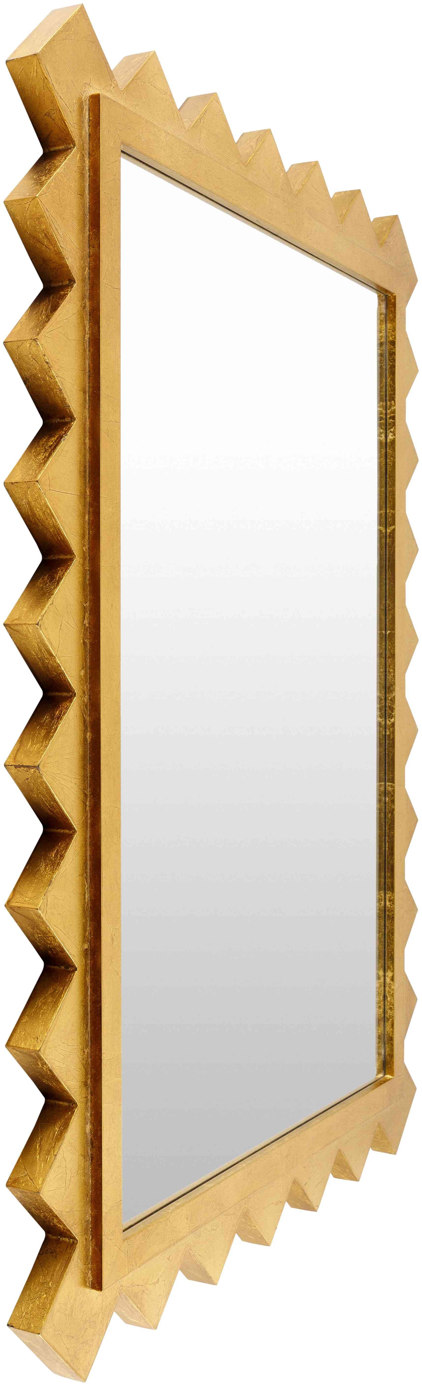 Mark& Day Wall Mirror, Houtdorp Traditional Gold Rectangle Vanity Mirrors for Bedroom Living Room Bathroom and Entryway Home Decor, Mounted Gilded Wood Frame Mirror for Walls (35"H x 25"W)