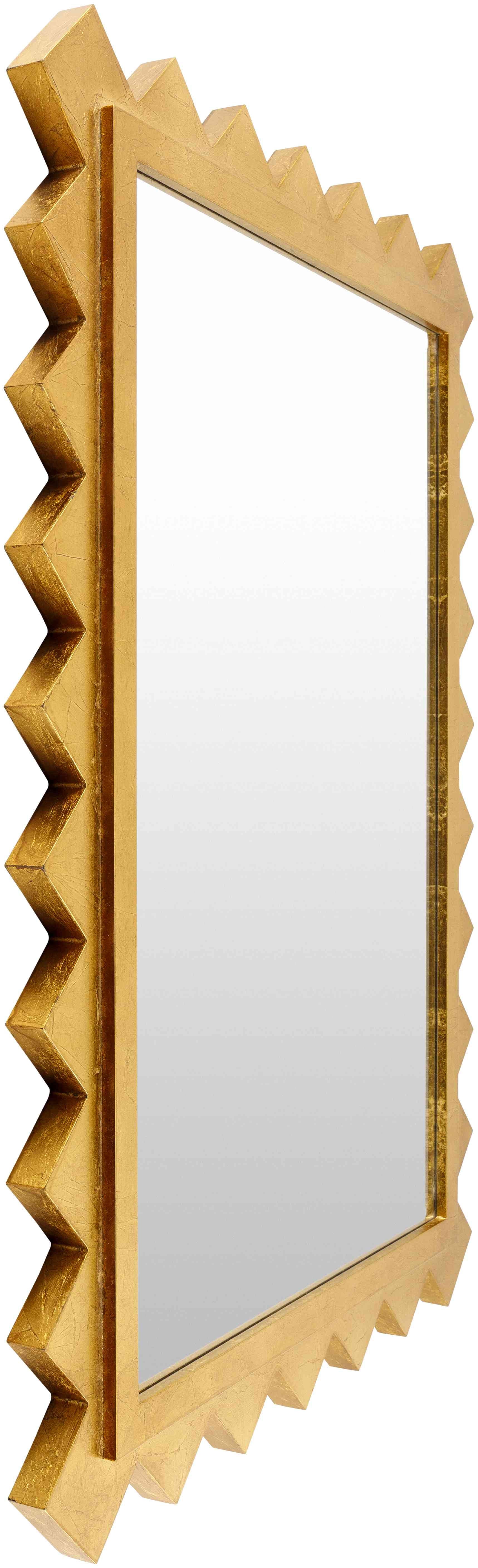 Mark& Day Wall Mirror, Houtdorp Traditional Gold Rectangle Vanity Mirrors for Bedroom Living Room Bathroom and Entryway Home Decor, Mounted Gilded Wood Frame Mirror for Walls (35"H x 25"W)