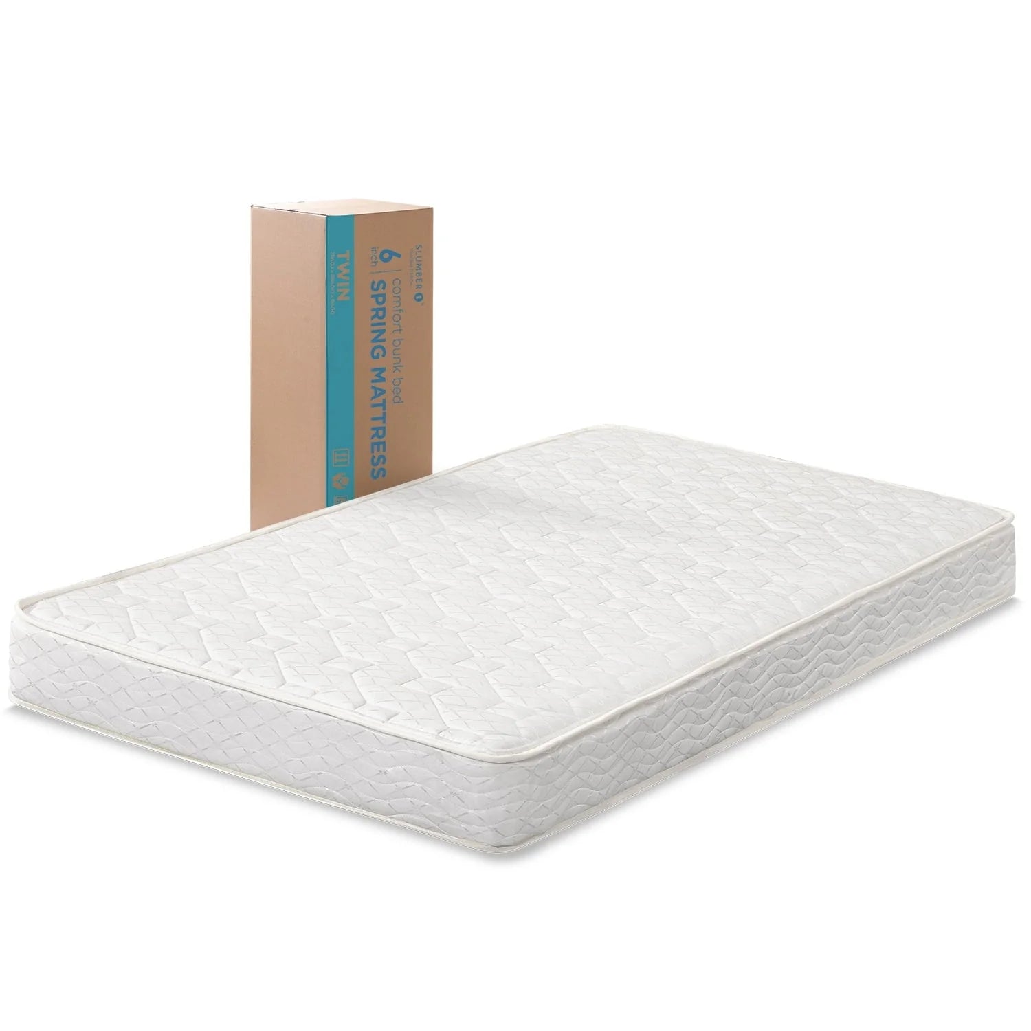 Slumber 1 By Zinus 6" Comfort Innerspring Mattress, Twin