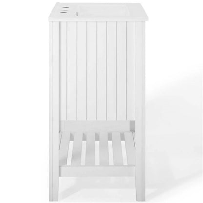 Modway Prestige 24" Modern Wooden Bathroom Vanity in White Finish