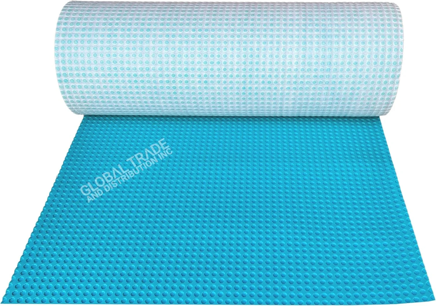 Uncoupling Waterproofing Membrane Roll, 54 Sq Ft (3.3 Ft x 16.4 Ft), 1/8'' Anti-Fracture Mat, Crack Isolation Flooring Underlayment for Bathroom Floor Tile, Subfloor