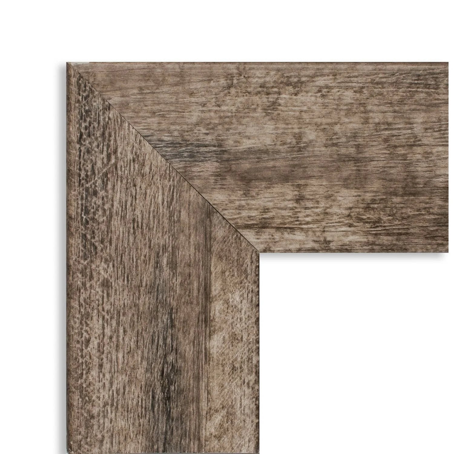 Amanti Art Beveled Wood Bathroom Wall Mirror - Owl Brown Frame Outer Size: 24 x 30 in