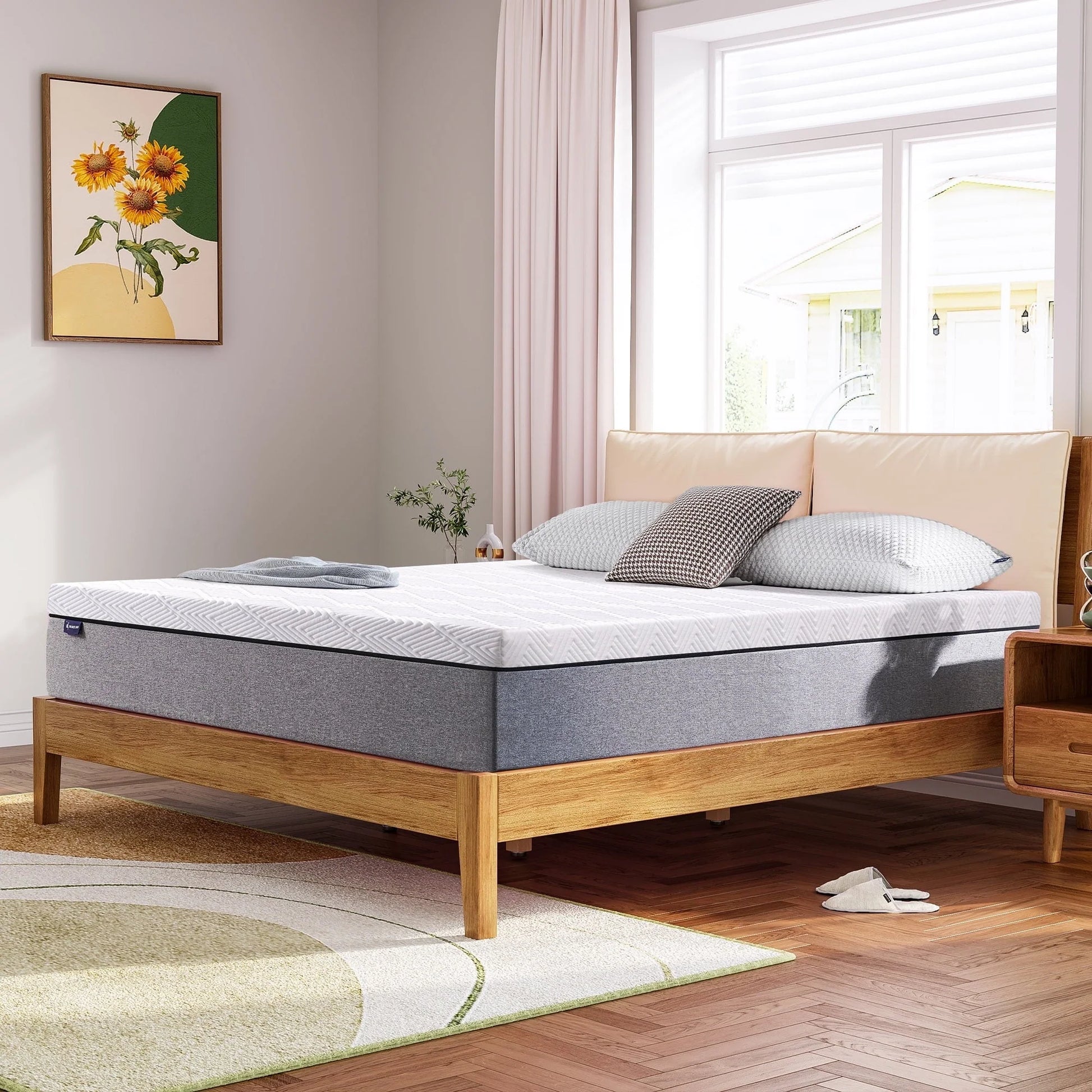Queen Mattress, Ssecretland 10 Inch Gel Memory Foam Mattress in a Box, Queen Mattress