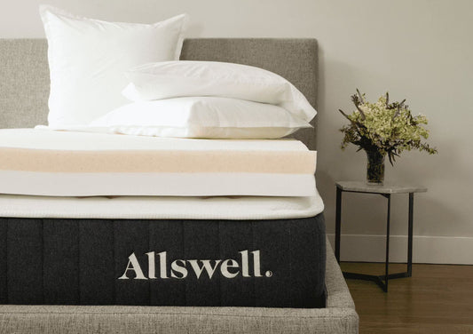 Allswell 4" Memory Foam Mattress Topper Infused with Copper Gel, Full
