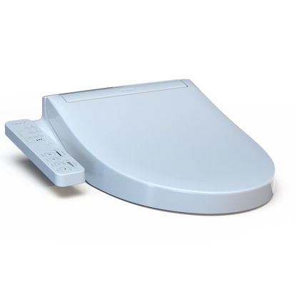 TOTO® WASHLET® KC2 Electronic Bidet Toilet Seat with Heated Seat and SoftClose Lid, Elongated, Cotton White - SW3024#01