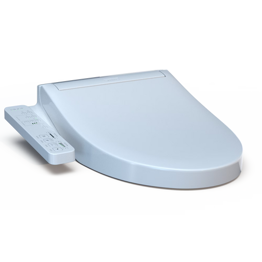 TOTO® WASHLET® KC2 Electronic Bidet Toilet Seat with Heated Seat and SoftClose Lid, Elongated, Cotton White - SW3024#01
