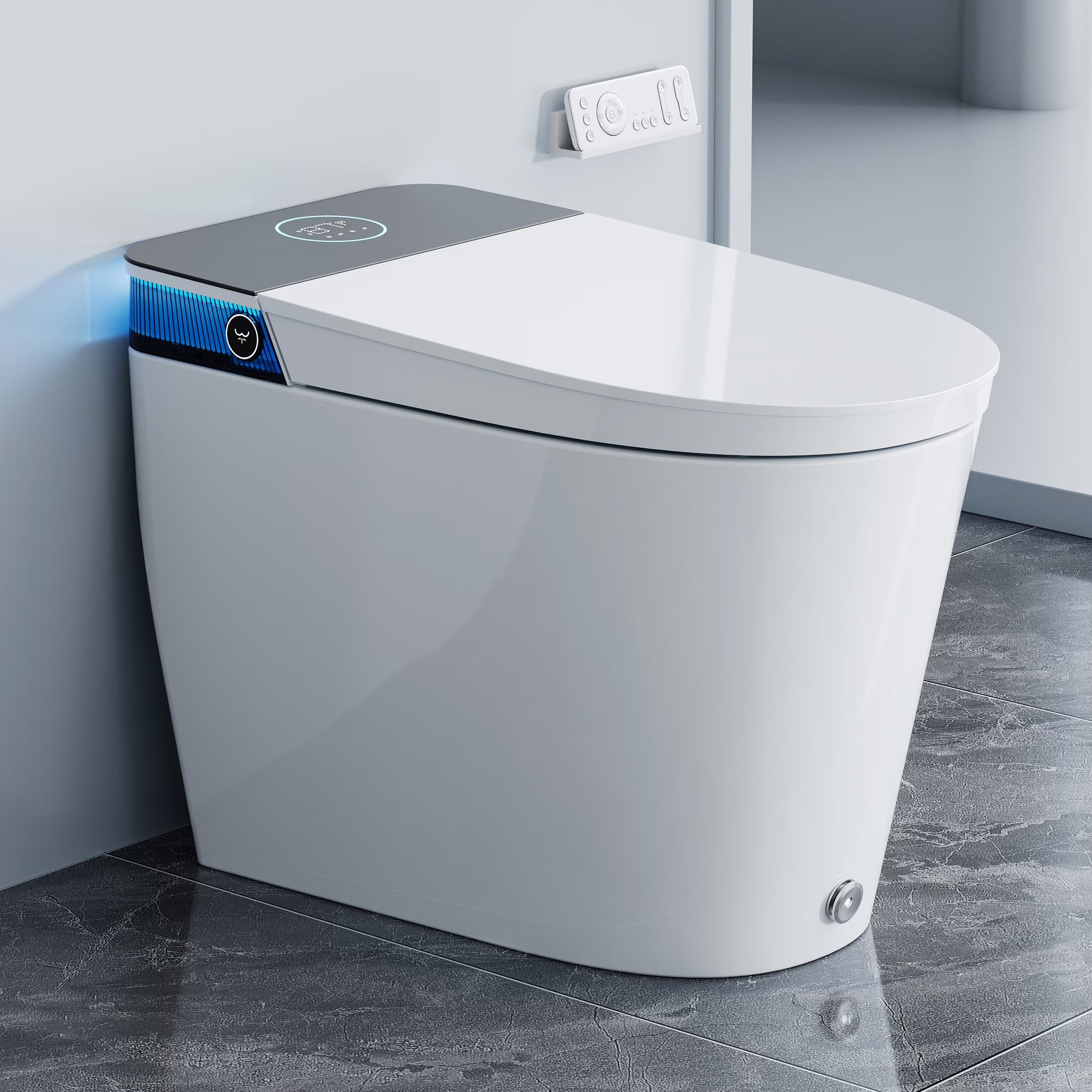 HOROW T38 Bidet SmartToilet with Built-in Water Tank,adjustable heated seat Mood Light 12'' Rough In