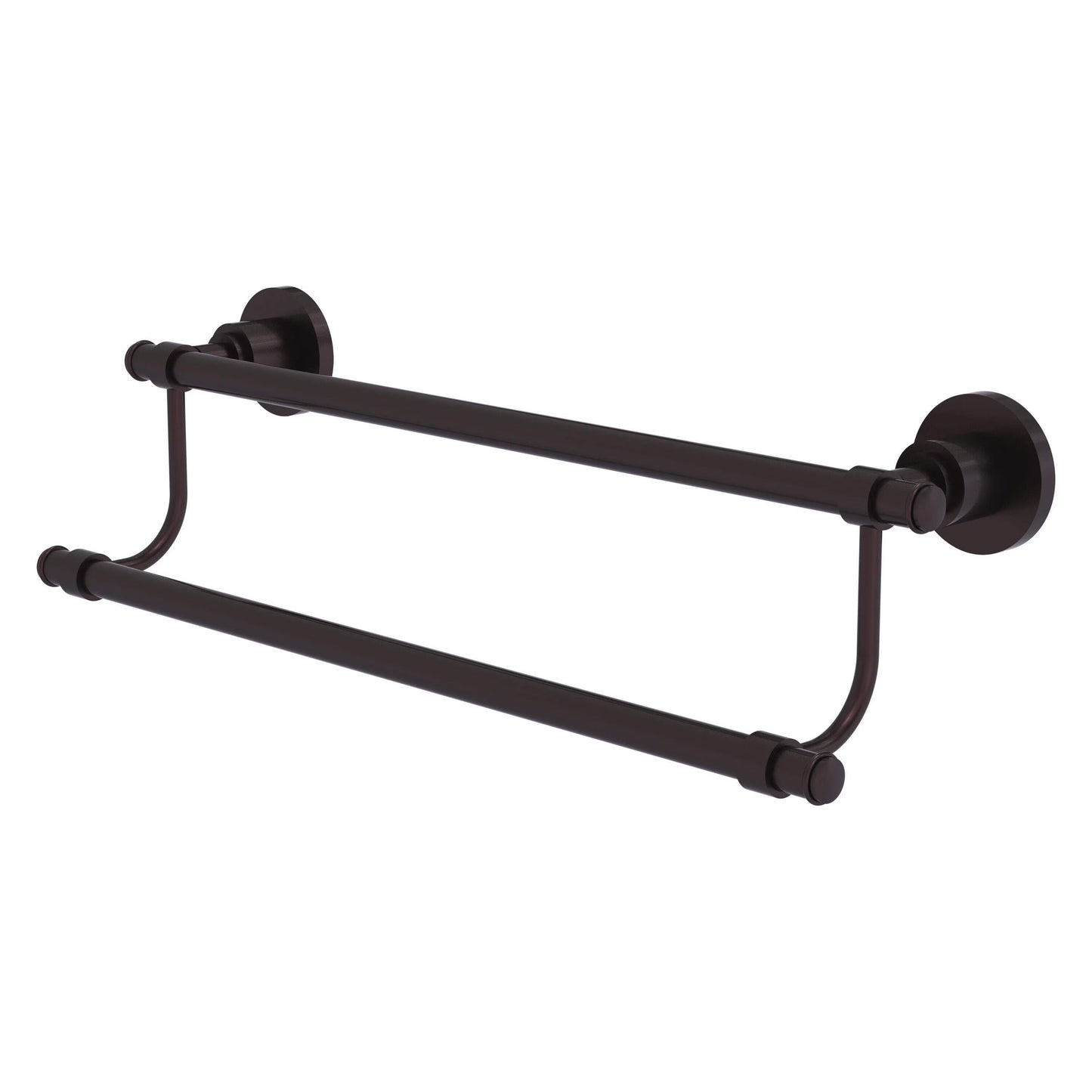 Washington Square Collection 30-in Double Towel Bar in Brushed Bronze