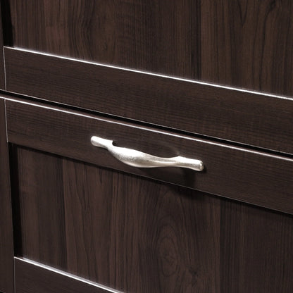 Sauder Wardrobe/Storage Cabinet, Cinnamon Cherry Finish