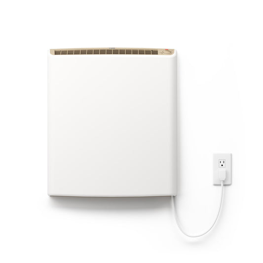 Envi Plug-in Electric Panel Wall Heater for Home, Energy Efficient, Child Safe, Quiet, Great for Bedrooms, Bathrooms, Office, Kitchen, Garage, Tip-Over Protection, Comfort-Level Adjustable Thermostat