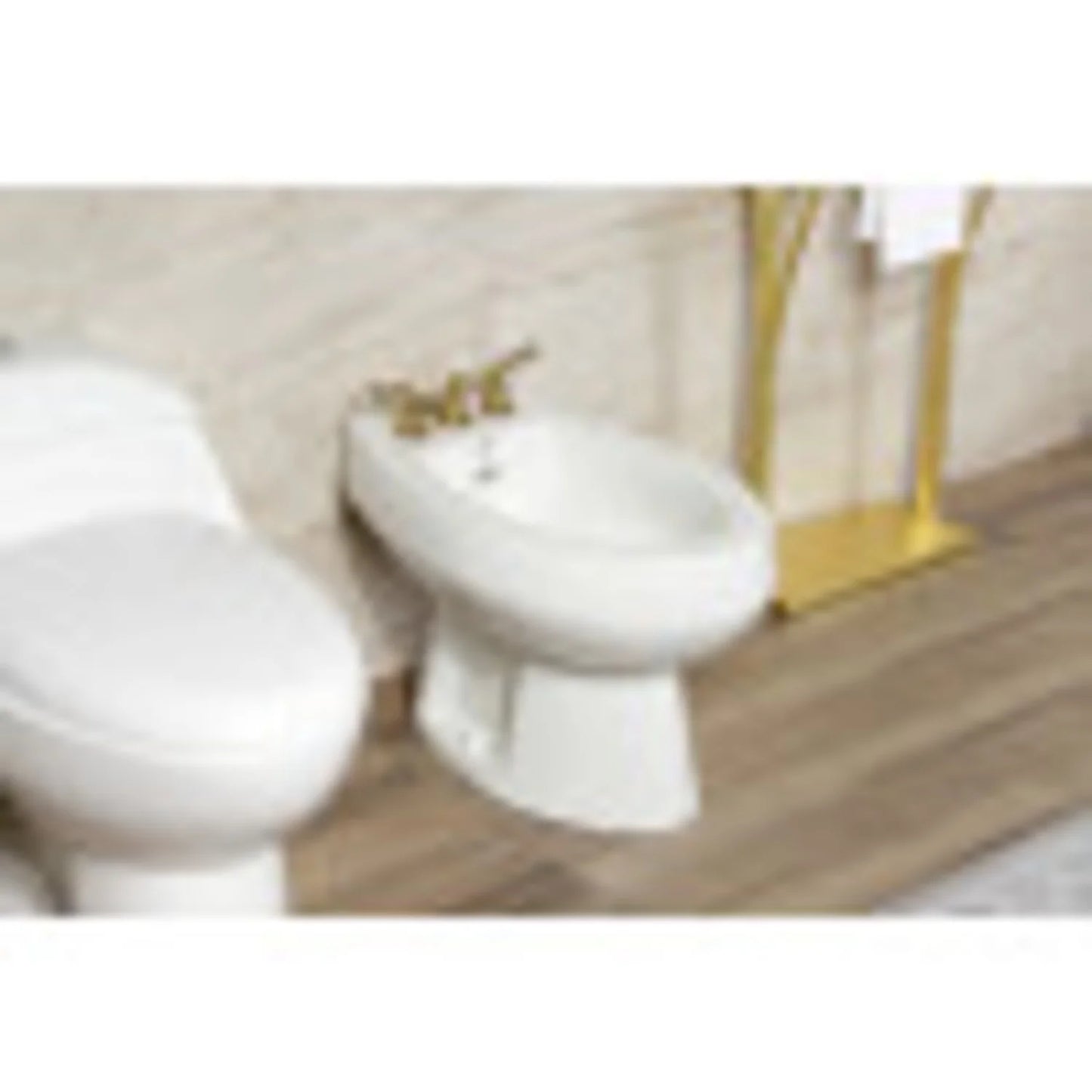 Kingston Brass KB328 Magellan Bidet Faucet with Lever Handles & Brass Pop-Up, Brushed Nickel