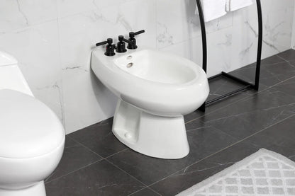 Kingston Brass Kaiser KB6322DKL 3-Handle Bidet Faucet, Polished Brass