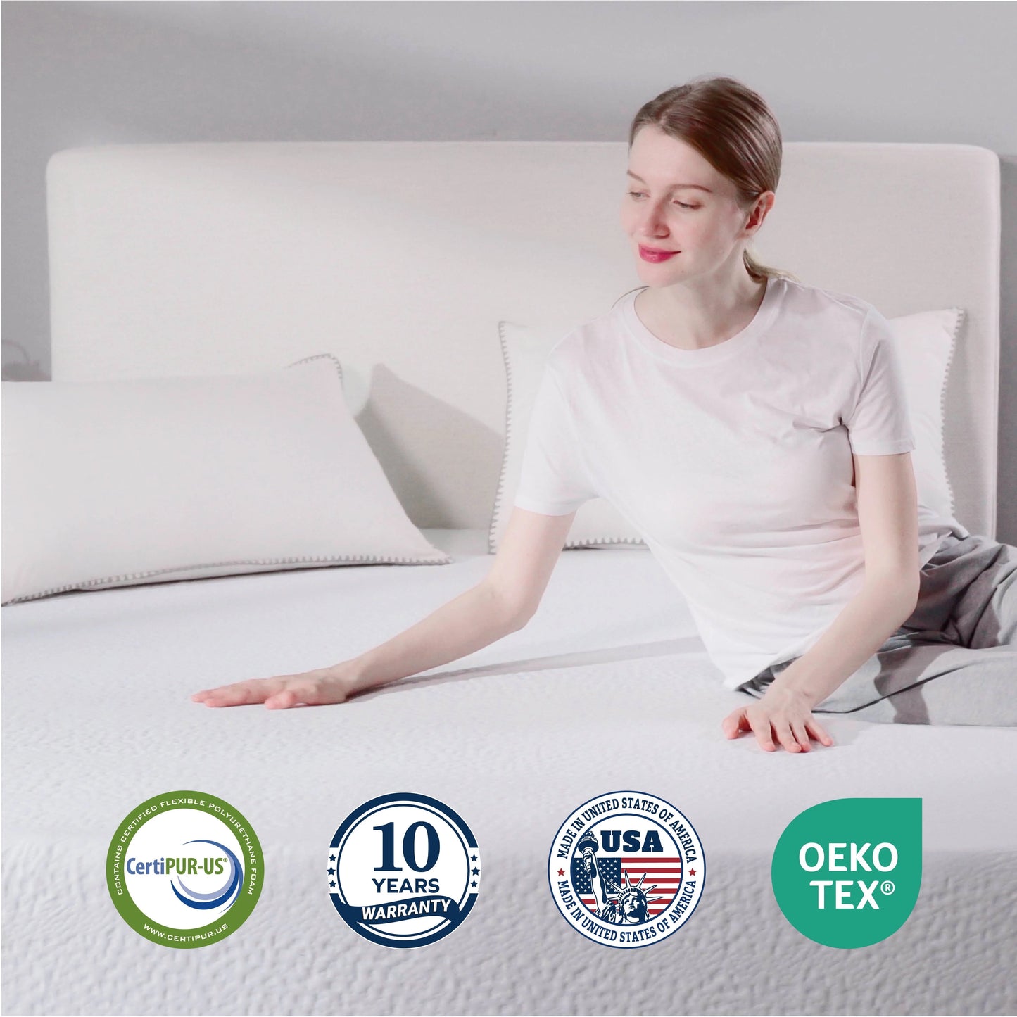 MLILY Essence Sleep 6" Twin Size Memory Foam Mattress