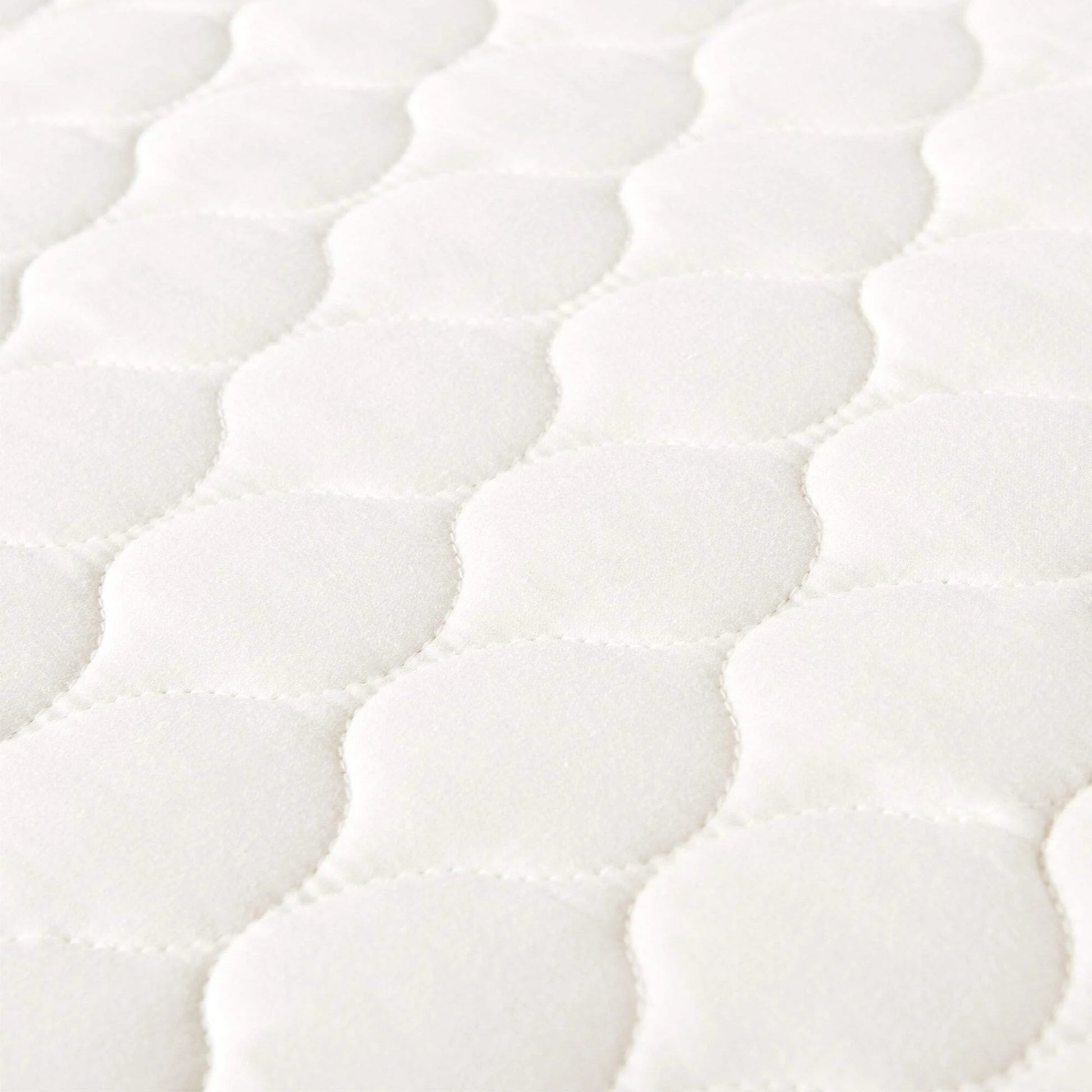 Whisper Organics 100% Cotton Organic Mattress Protector, 300TC Mattress Pad, Queen size, Ivory
