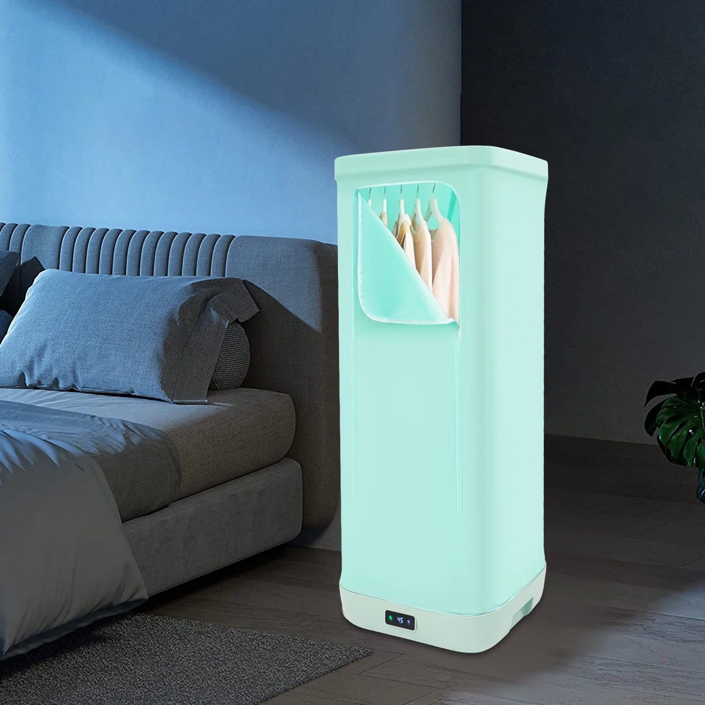 Portable Clothes Dryer Mini Electric Wardrobe Clothing Drying Machine Freestand for Homes, Dormitories