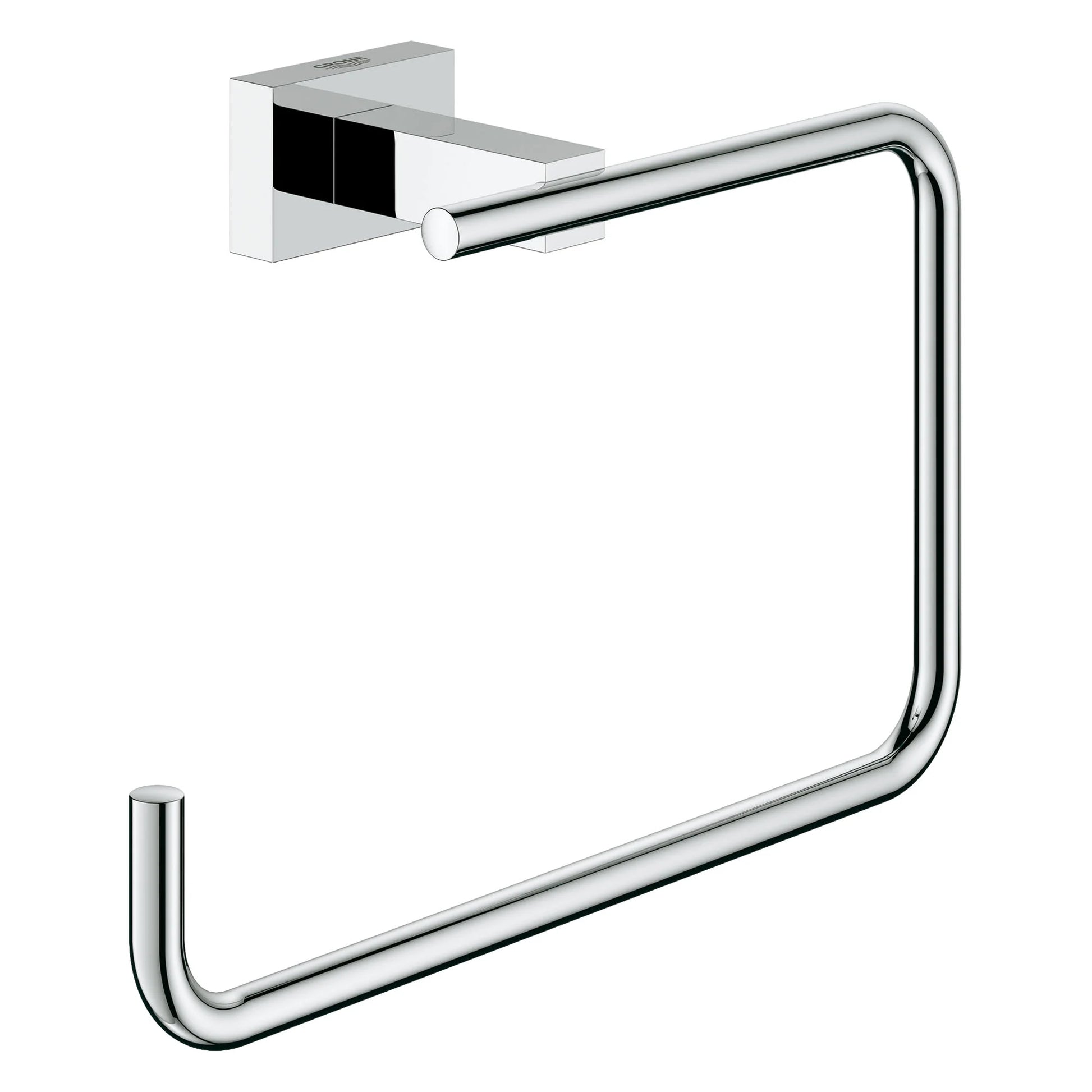 Grohe Essentials Cube 405102431 8" Towel Ring in Matte Black