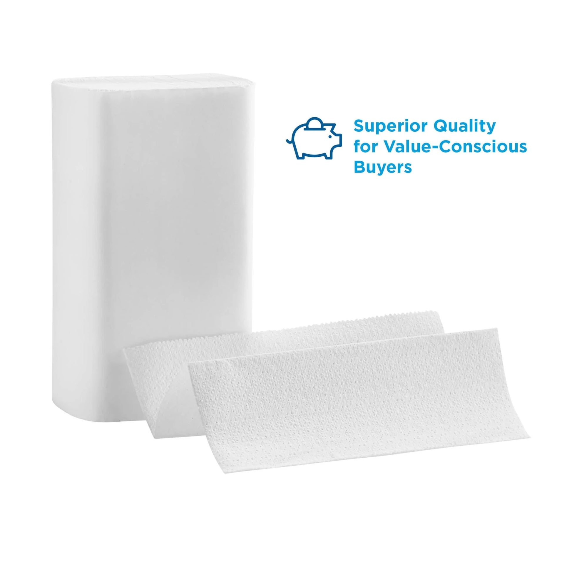 Georgia Pacific Professional Blue Select Multi-Fold 2 Ply Paper Towel, 9 1/5 x 9 2/5, White,125/PK, 16 PK/CT -GPC21000