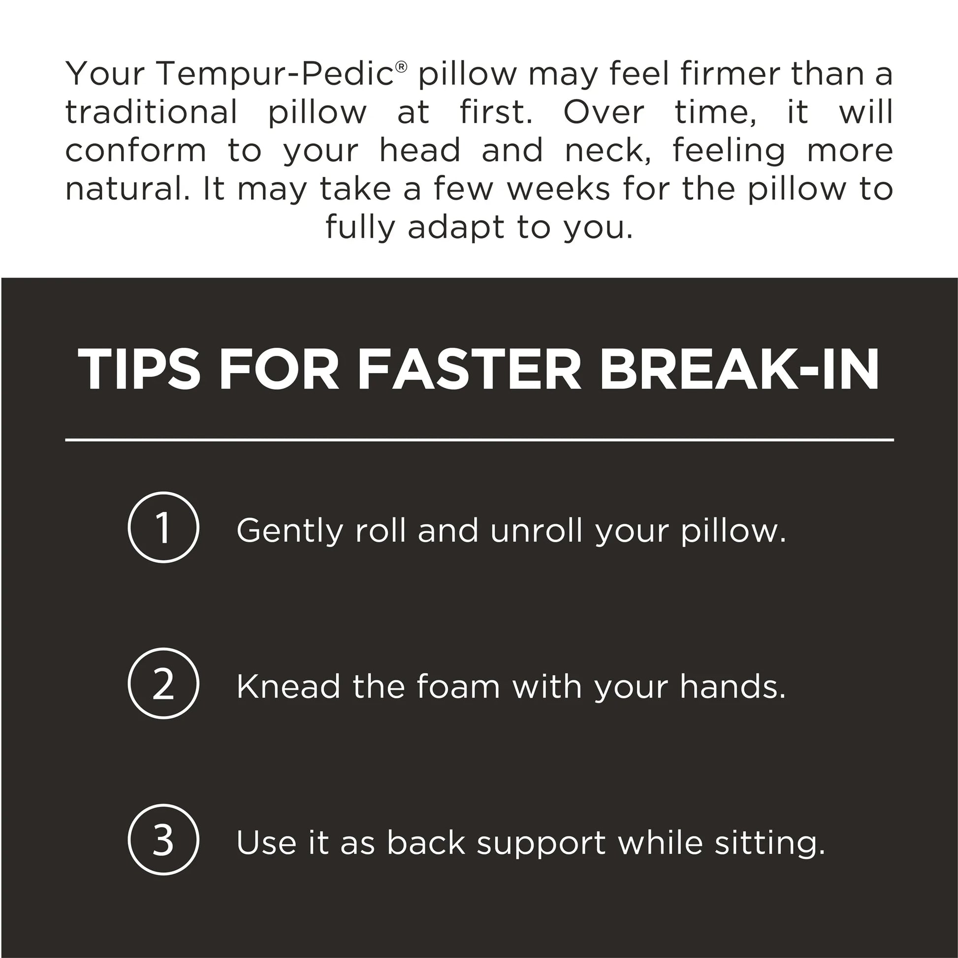 Tempur-Pedic Cooling Bed Pillow - Two Pack
